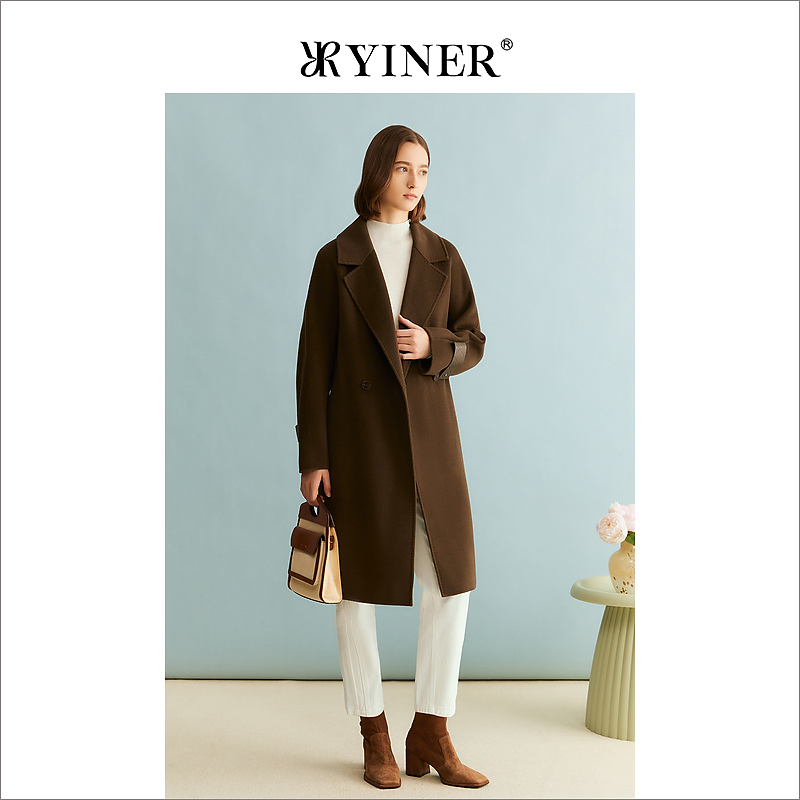 YINER音儿专选女装毛呢大衣8C63580036