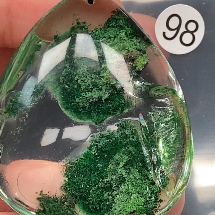 山***高未镶嵌水晶颈饰天然