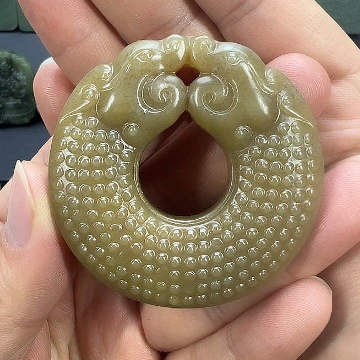 和田玉平安扣未镶嵌