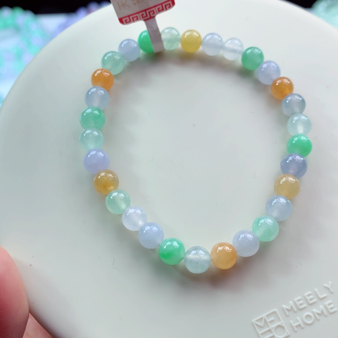 翡翠未镶嵌手链卡6