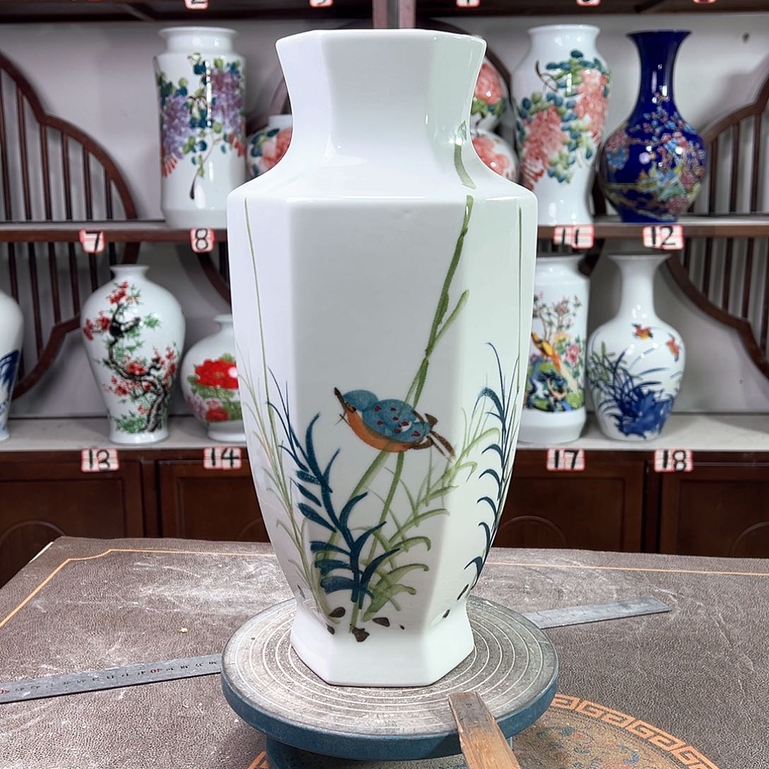 陶摆件景德镇陶瓷6竹