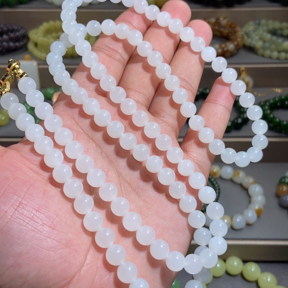 和田玉手链未镶嵌