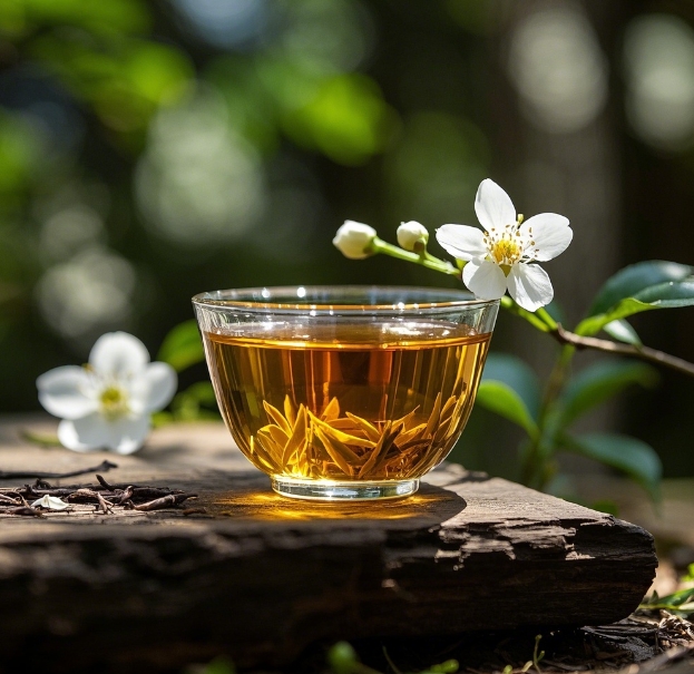 2024年长娘子近月地冰霜带大古树普洱散茶（608）