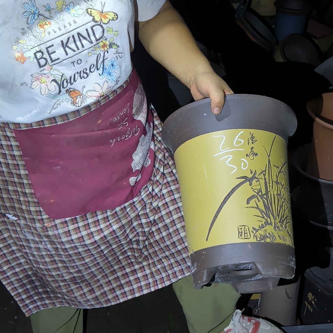 紫砂花盆紫砂花盆