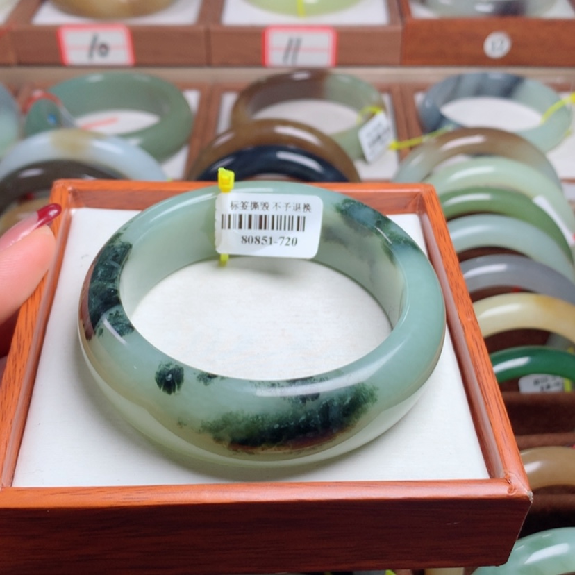 【闪购商品】和田玉手镯未镶嵌58/59