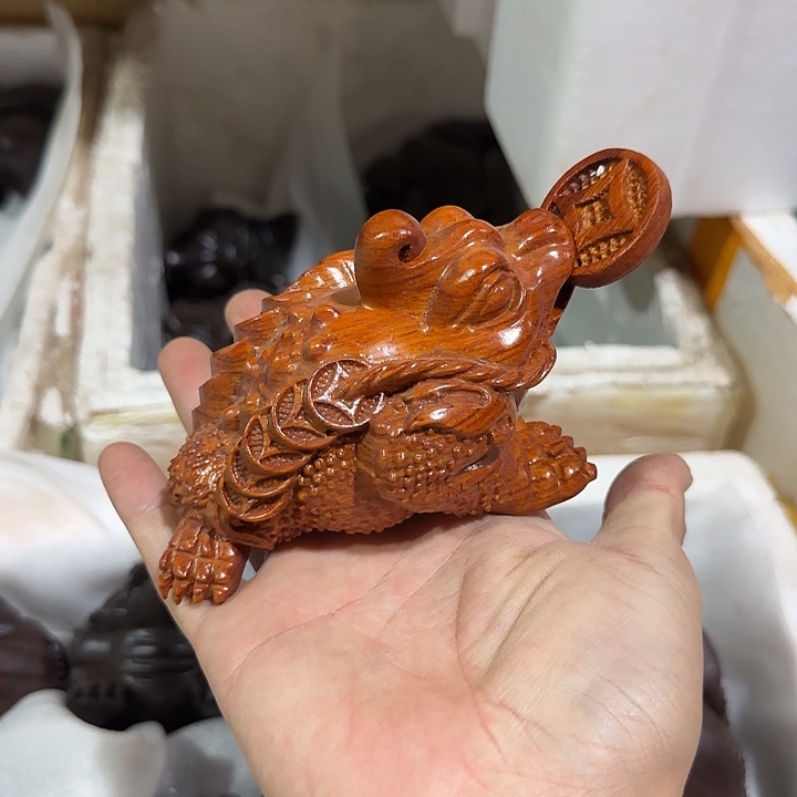 木花梨木15独角金蟾一只