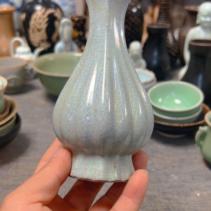 盖碗与**行龙泉瓶标本不包邮