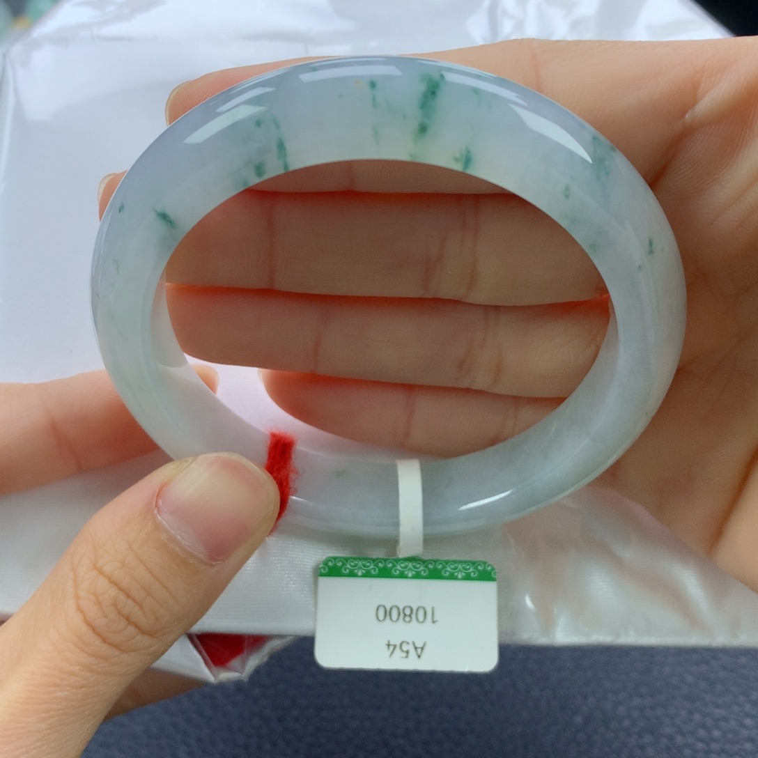 翡翠手镯未镶嵌54,5正