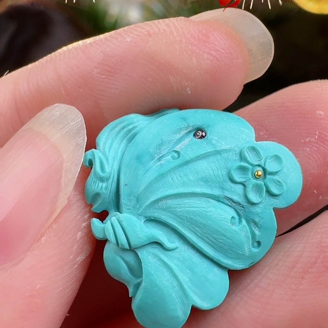 绿松石珠宝奇石未镶嵌