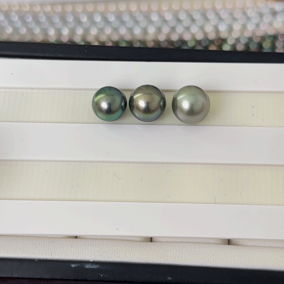 未镶嵌海水珍珠裸珠莉***J大溪地裸珠11-12mm可定制爱