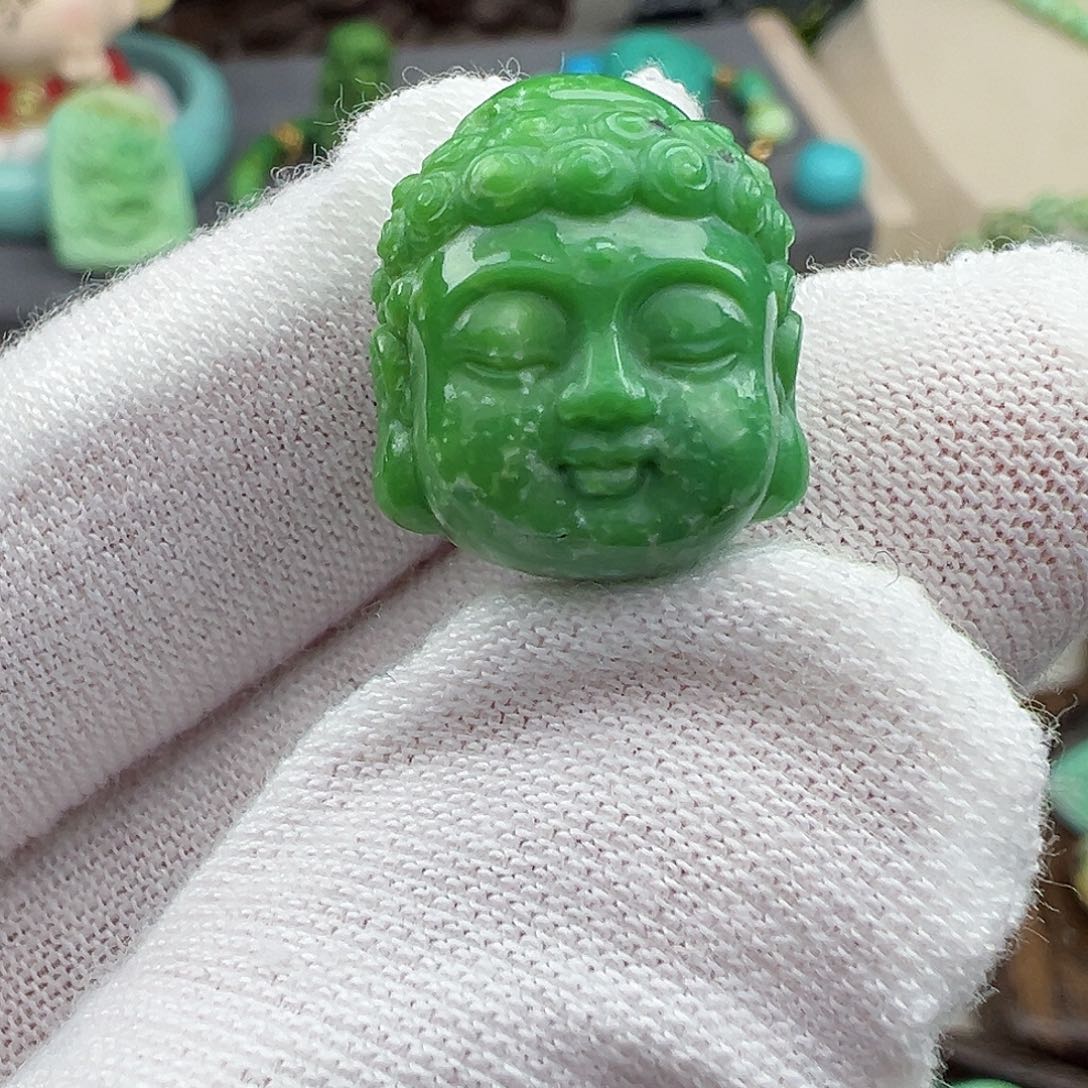 绿松石菜籽黄绿松石Z未镶嵌