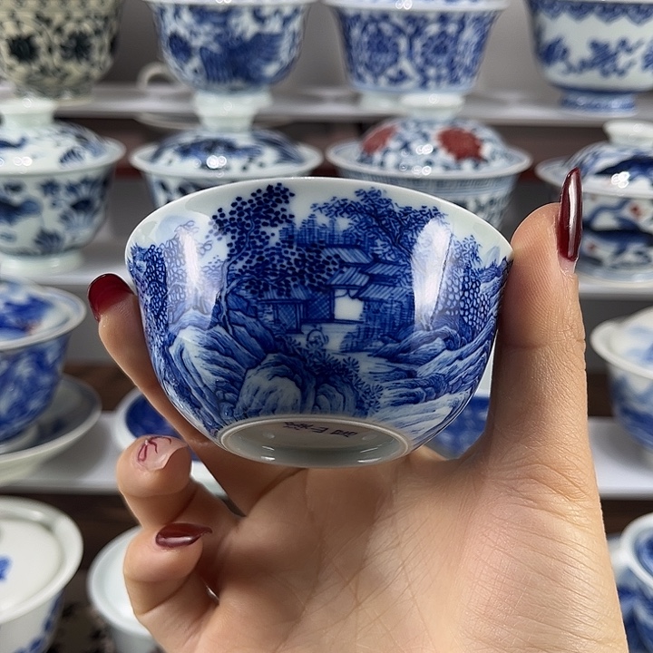 景德镇溪山居手工手绘