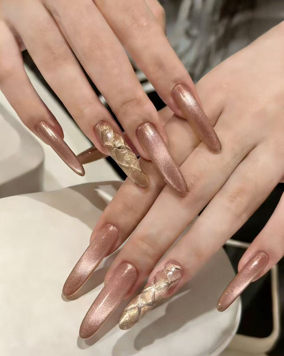  芷间 美甲M乌龙琥珀猫眼 10ML拉线瓶（不送磁铁）