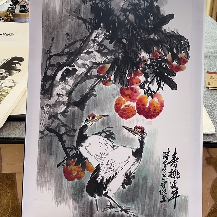 国画张圣敏先生纯手绘作品