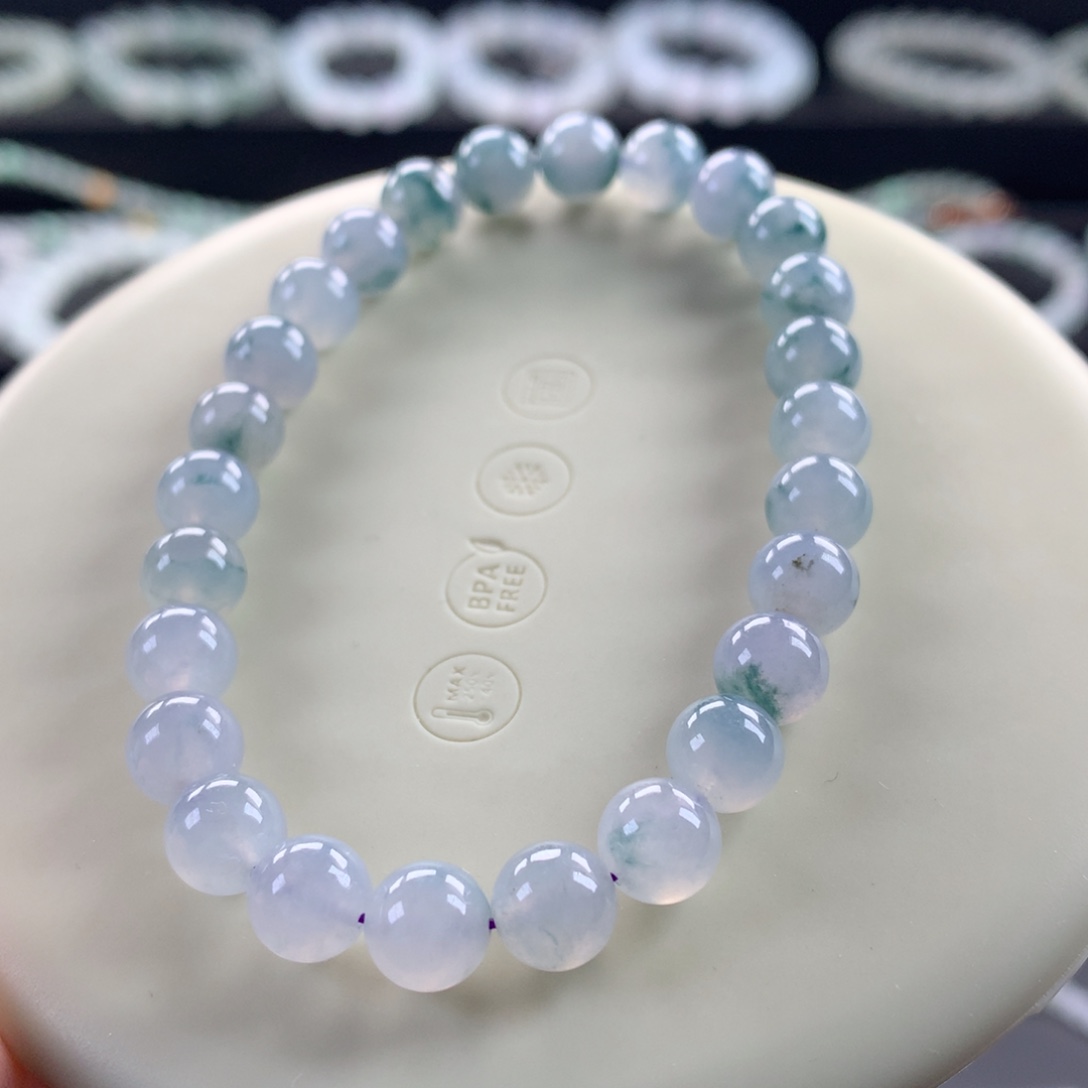 翡翠未镶嵌手链卡7