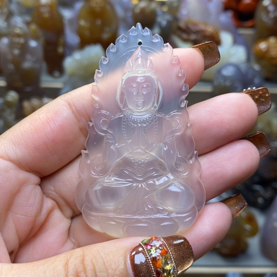 玛瑙/玉髓挂件未镶嵌