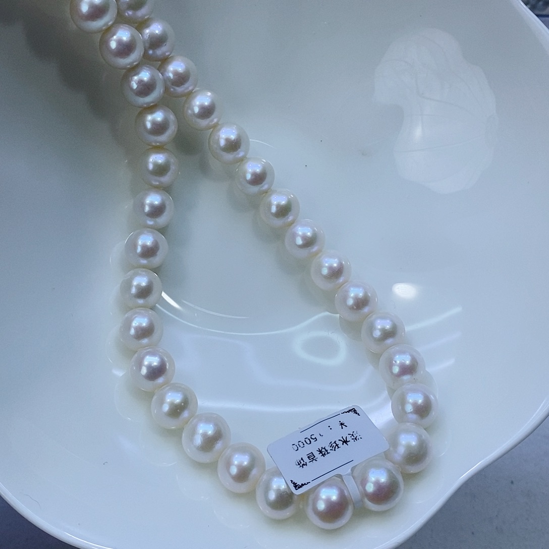 淡水珍珠颈饰银S925镶嵌