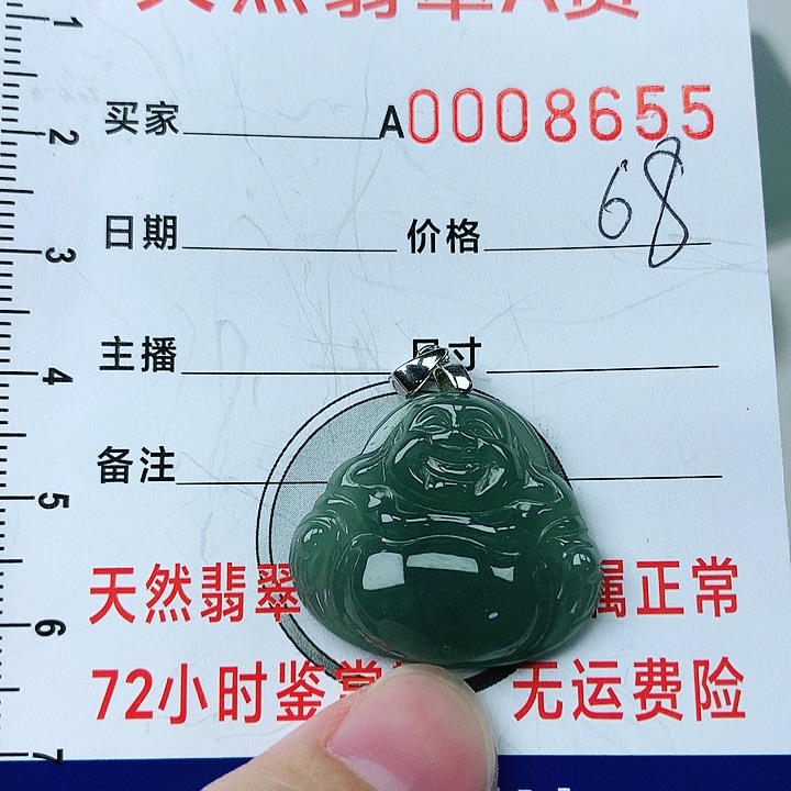 翡翠颈饰银S925镶嵌翡翠