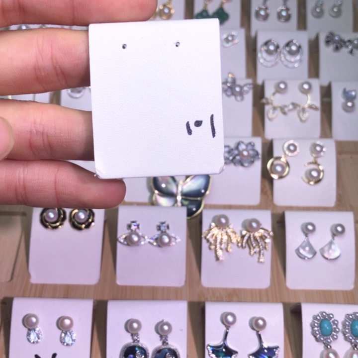 淡水珍珠耳饰银S925镶嵌