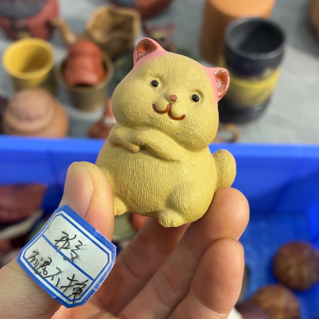 紫砂茶杯瑕疵不退不换介意勿拍