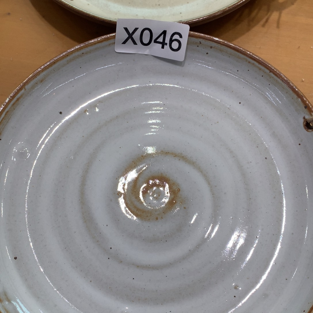 陶景德镇粗陶复古盘碗微瑕