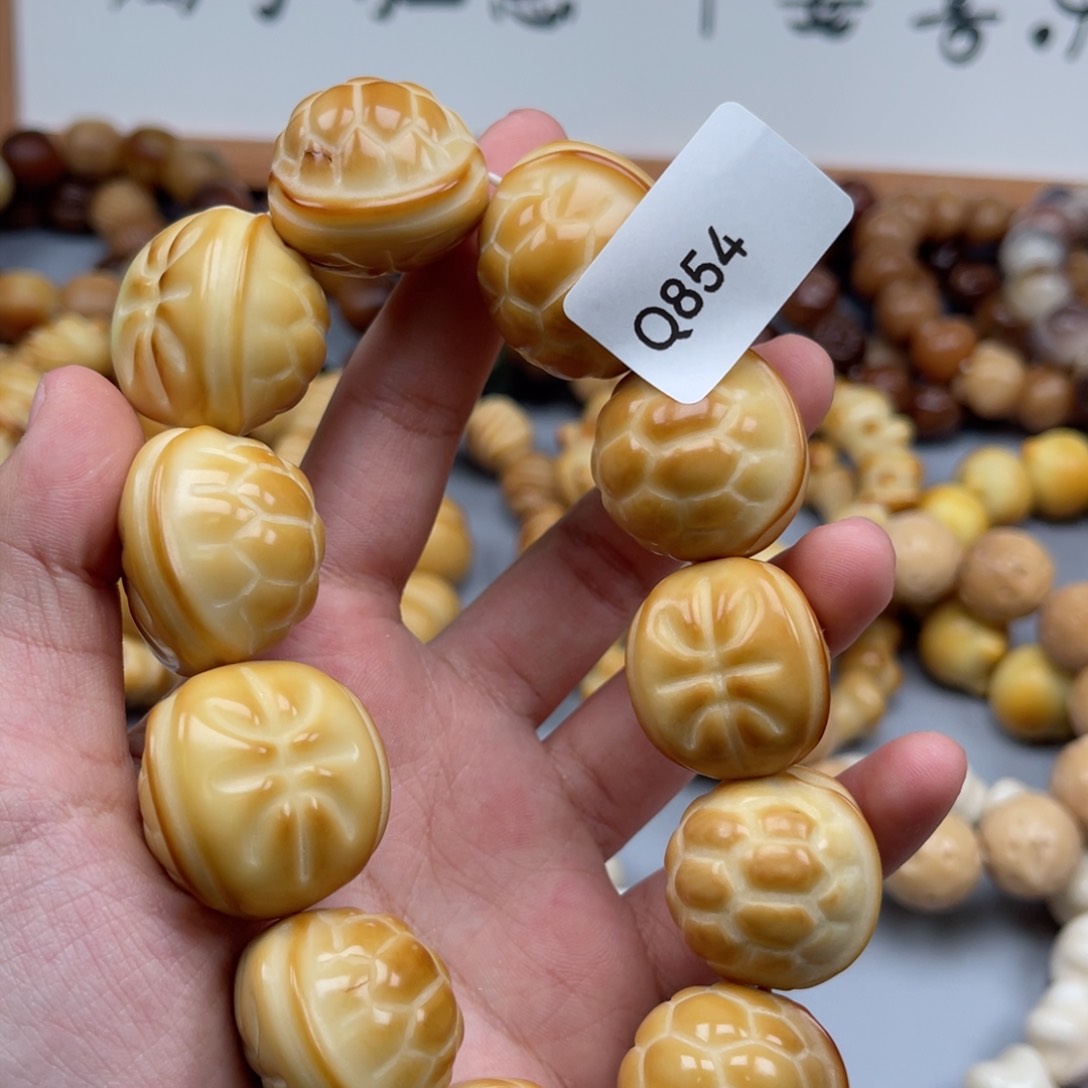 吊坠菩提根/象牙果z*Q854富甲25-30瑕疵一串