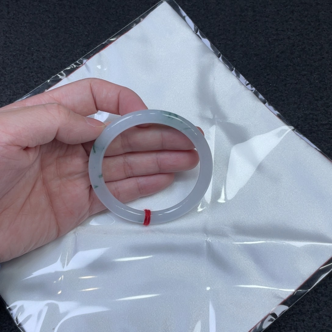 翡翠手镯未镶嵌54.4圆条