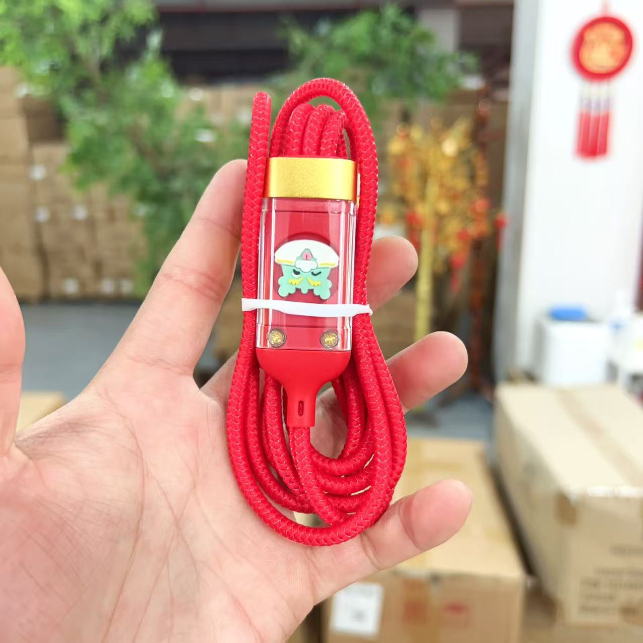 定制款！三合一编织数据线