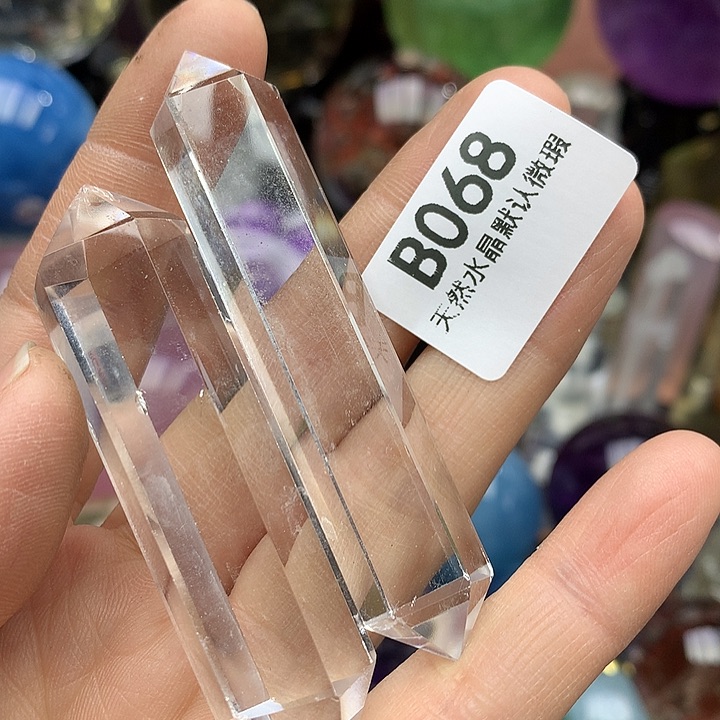 水晶天然白水晶摆件未镶嵌