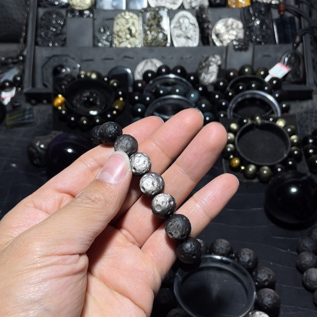 黑曜岩珠宝奇石未镶嵌R****K