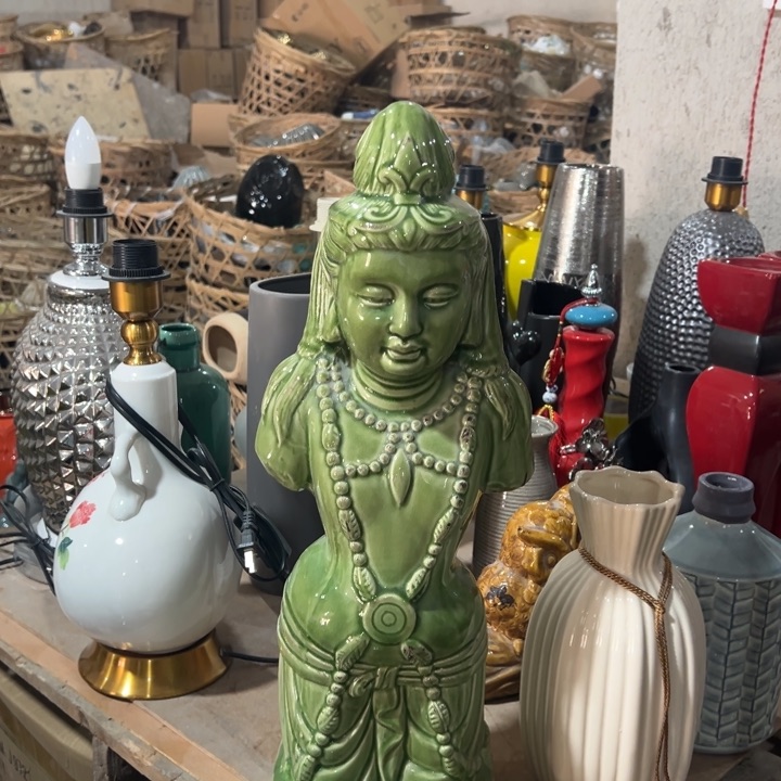 瓶高度54厘米宽度20厘米微瑕捡漏上釉不匀