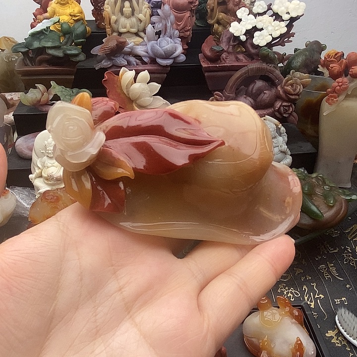 石英质玉未镶嵌吊坠(不含链)