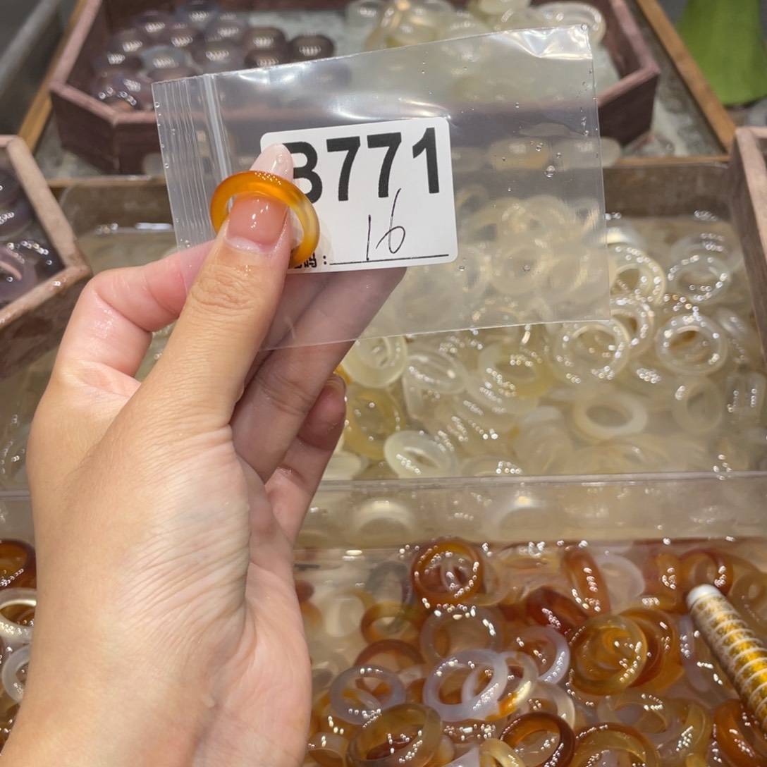 玛瑙/玉髓未镶嵌戒指771