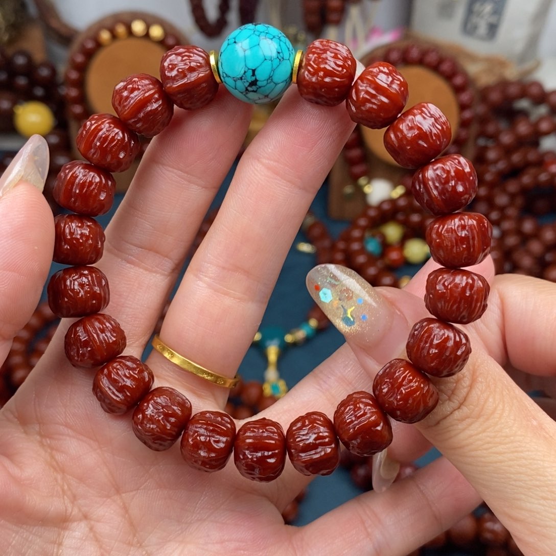 猴头核桃吊坠蛤蟆12+绿