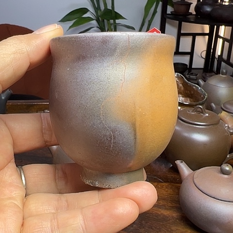戬谷龙窑柴烧茶杯2