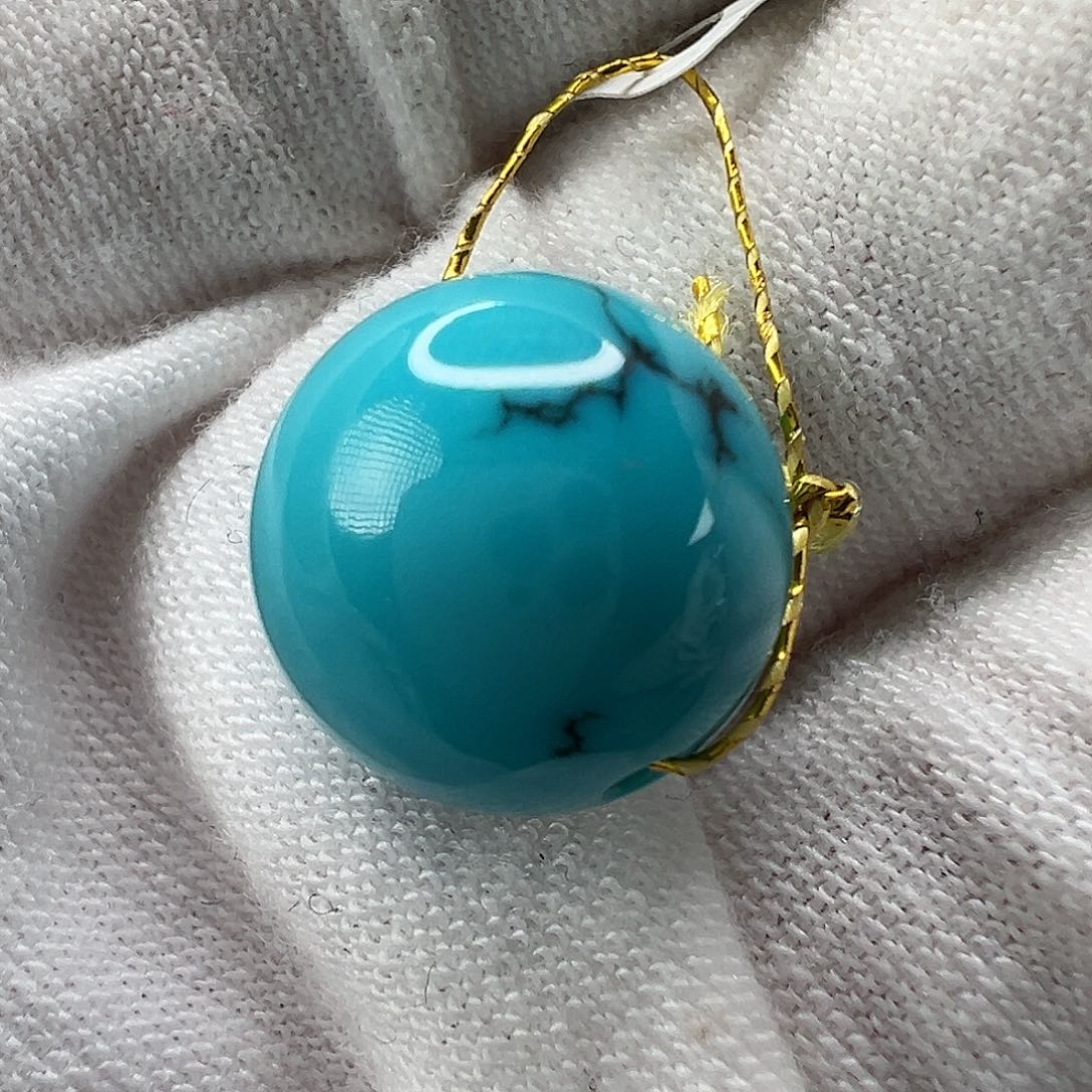 绿松石圆珠未镶嵌