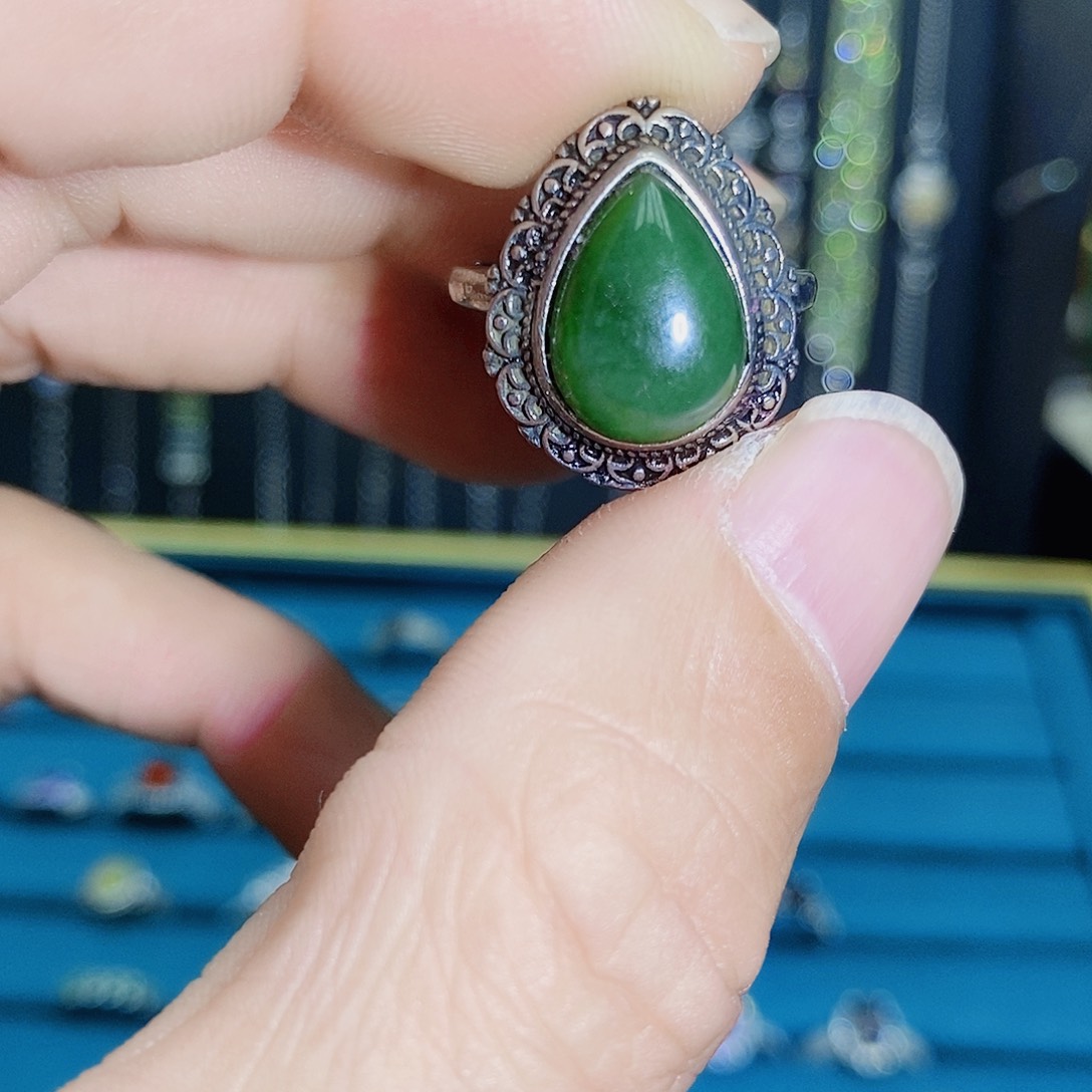 紫晶珠宝半成品银S925镶嵌