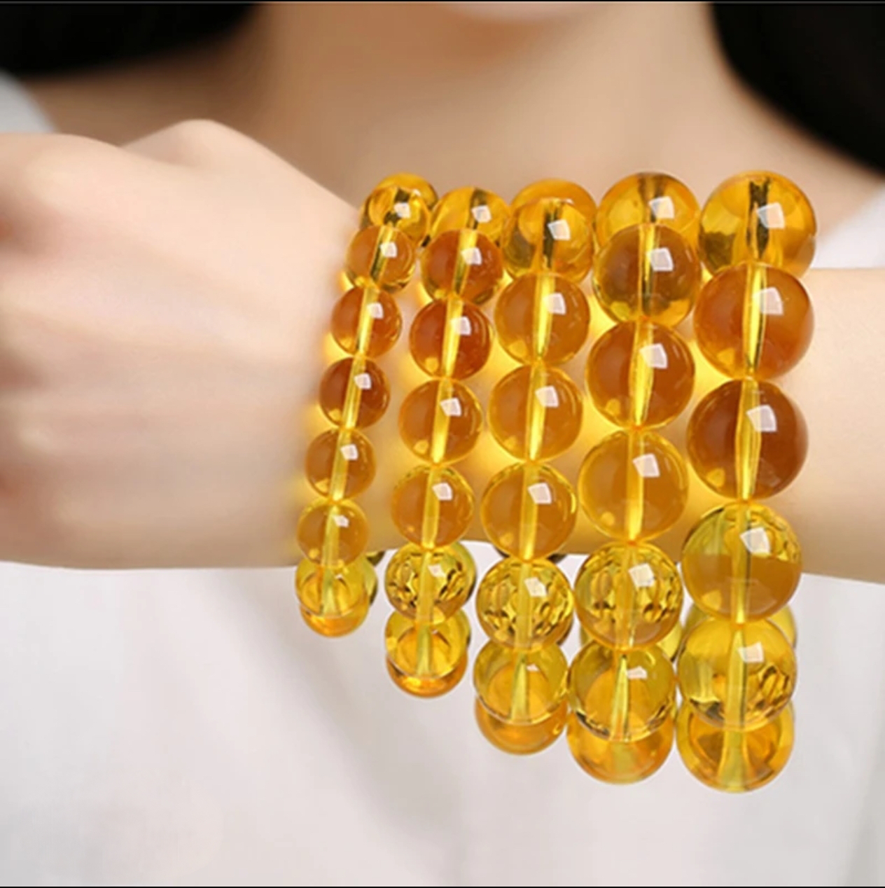 （正品保障）多米尼加篮珀7A级净水级别手串10-20