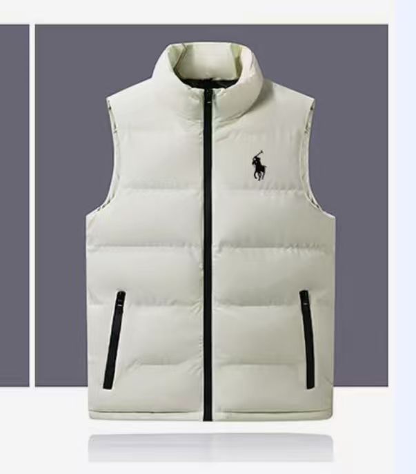 立领直下摆防风宽松型常规款男男士保暖棉马甲秋冬L032