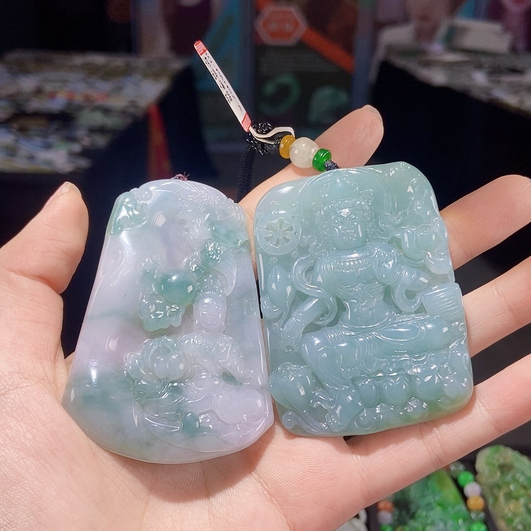 颈饰未镶嵌翡翠德*翡翠