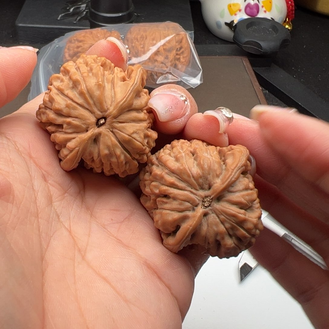 文玩核桃把件莲花39