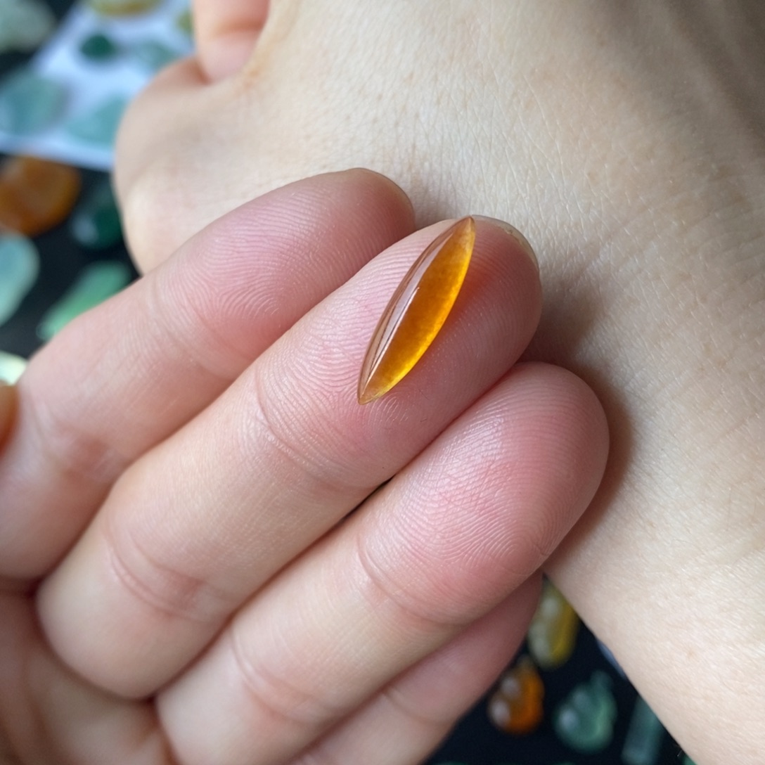 定制翡翠未镶嵌马眼