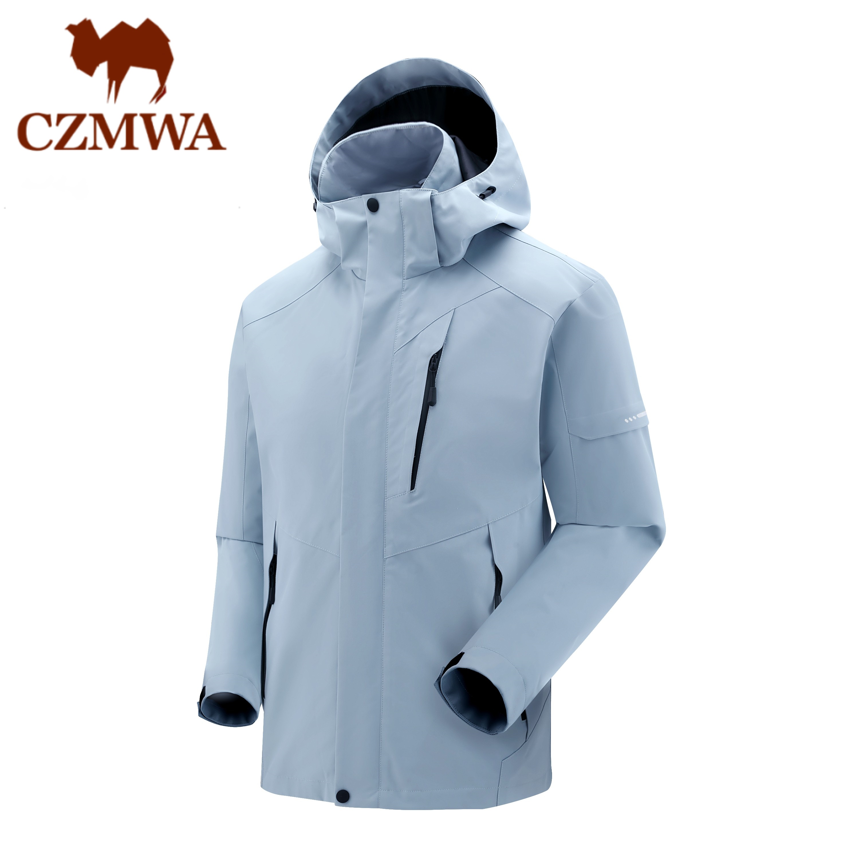 骆驼骑师三合一冲锋外套男女同款2025秋冬季防风防水户外登山服