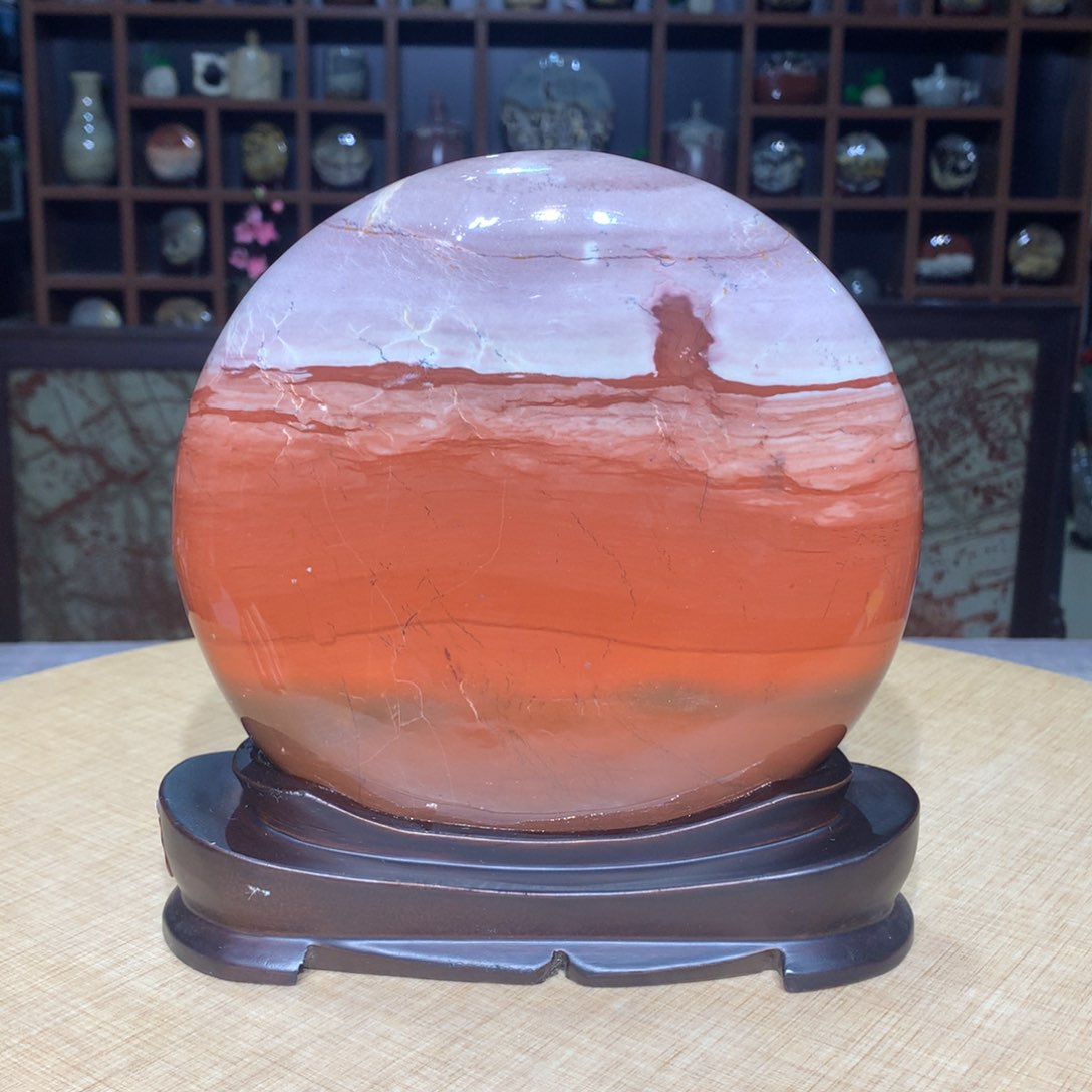 紫砂广西国画石，收藏观赏