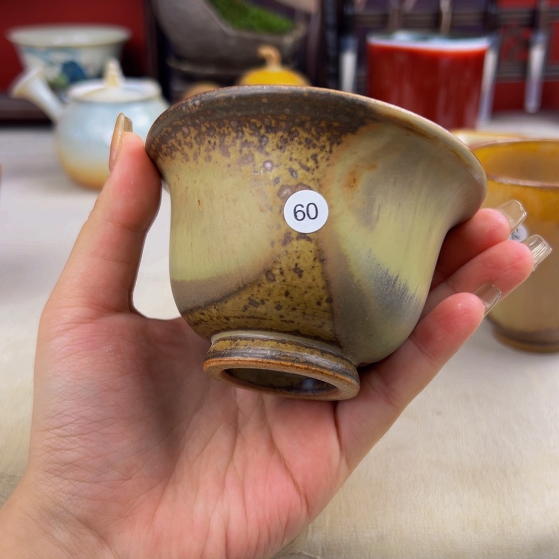 杯子纯手工柴烧主人杯