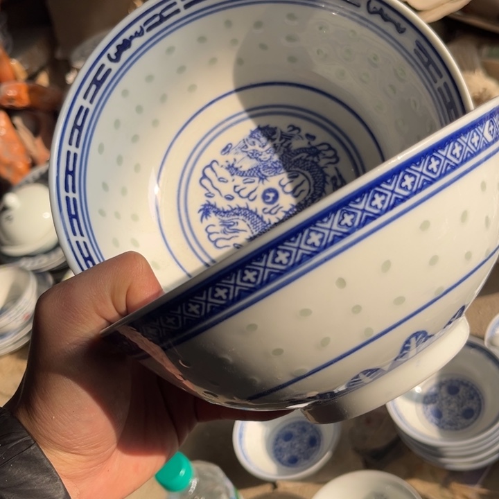 陶碗景德镇高温细白瓷餐具