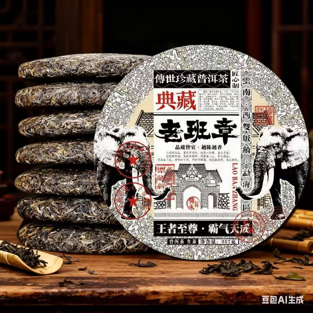 典藏老班章-普洱生茶252克