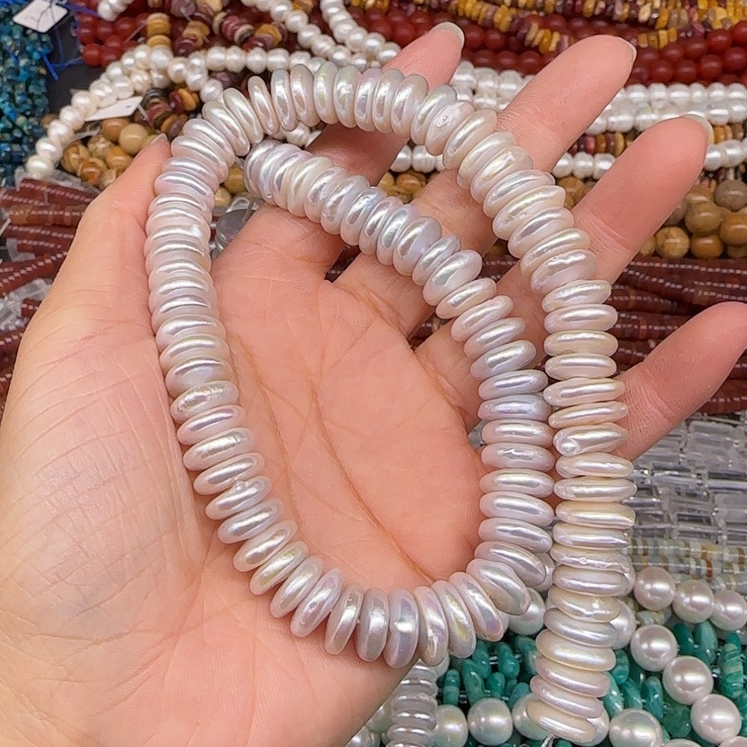 娜****玛瑙/玉髓合金珠宝半成品珍珠隔片拍十45.8发一条