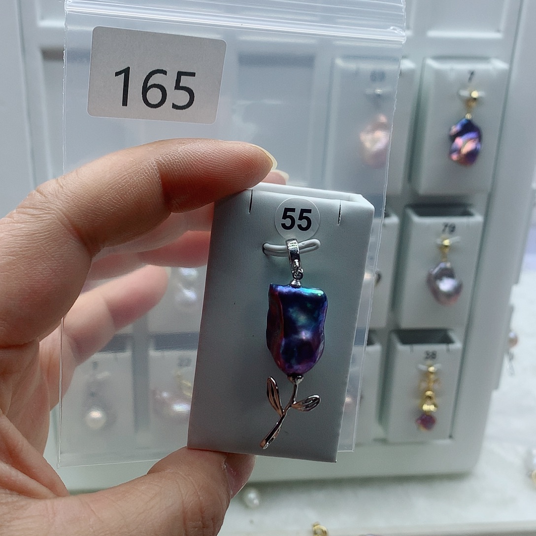 吊坠(不含链)淡水珍珠合金