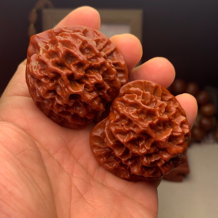 文玩核桃把件帝王